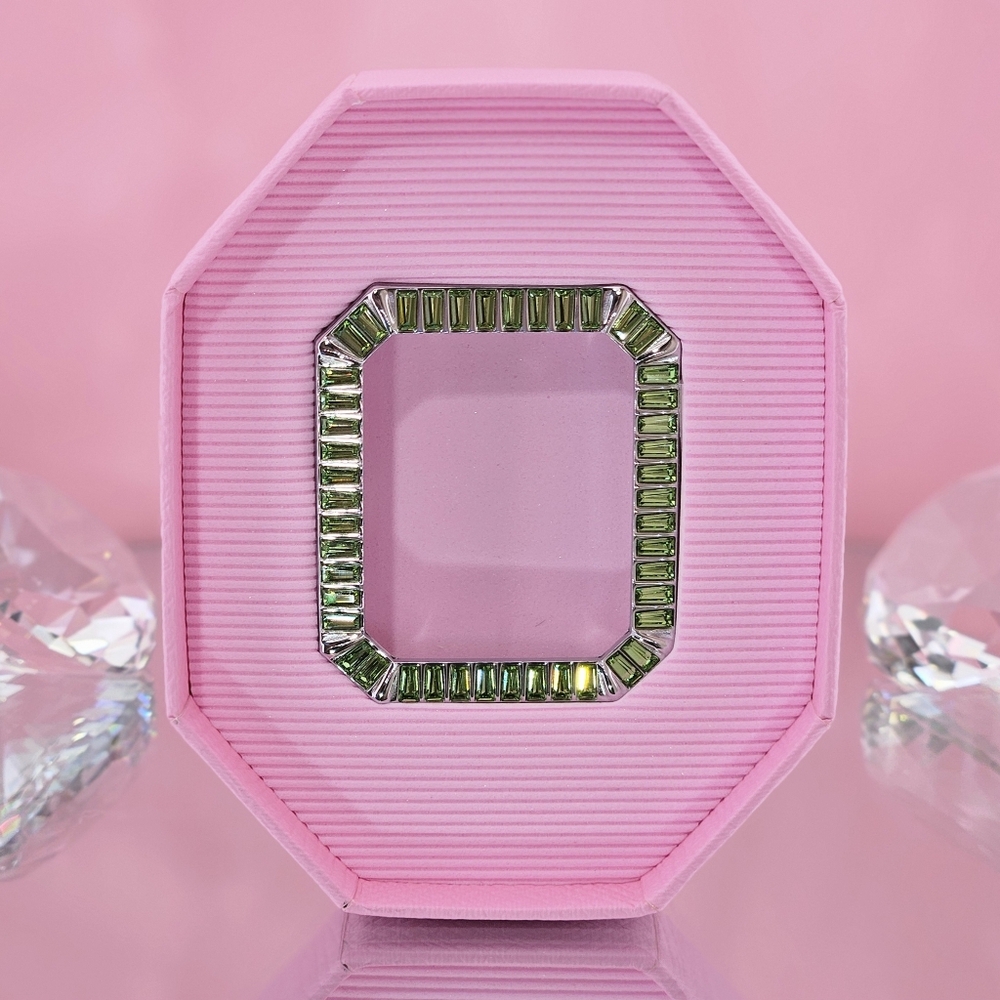 Swarovski Apple Watch Cover Millenia Crystals Green 40mm Gifts Bling Glam Party